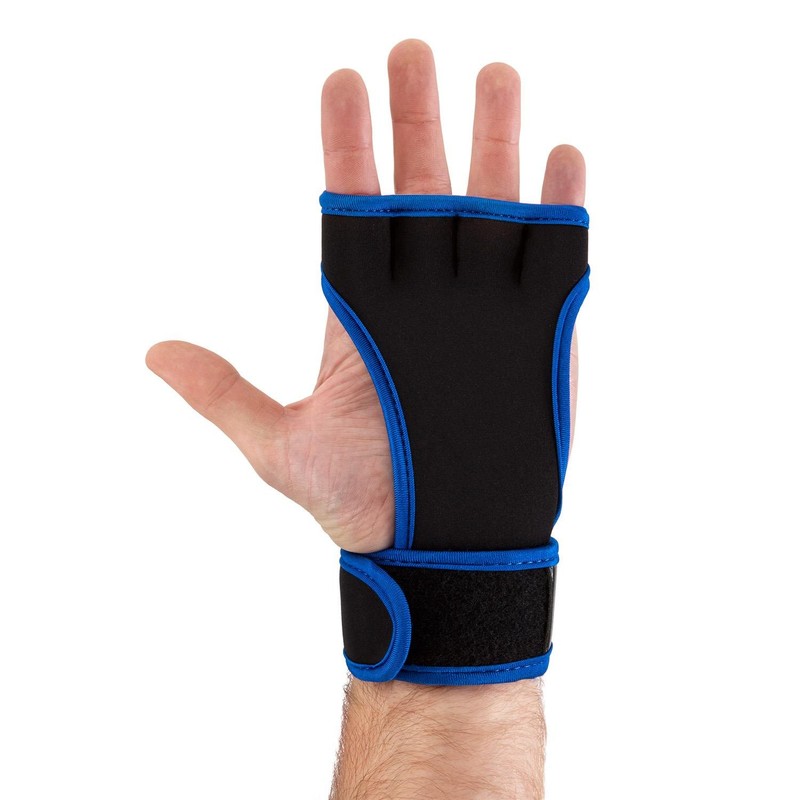 Capital Sports Palm Pro (Weightlifting Gloves) - Size L Black/Blue