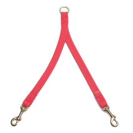 Mendota Pet 2 Dog Coupler - Dog Leash - Made in The USA - Red, 1 in x 28 in