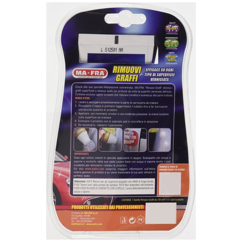 SCRATCH REMOVER KIT – Removes scratches from bodywork