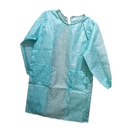 FOMIYES Long Sleeve Waterproof Apron, Adult Kitchen Apron, Household Apron for Cooking Baking Cleaning Gardening Work