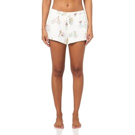 P.J. Salvage Women's Loungewear Floral Market Short, Ivory, Small