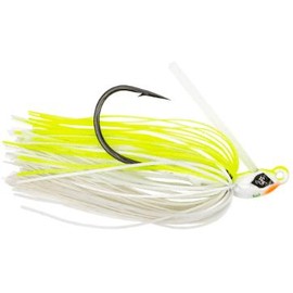 Grass Hero Jig - Color: Chartreuse White, Weight: 1/2 oz