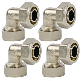 4Pack 3/4’’ M8067 Equal Elbow Fitting for 3/4-Inch Tubing Compatible with Maxline Shop Garage Compressed Air lineTube System Kit