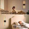 Battery Operated Wall Sconce with Remote Control, Rechargeable Wall Sconces