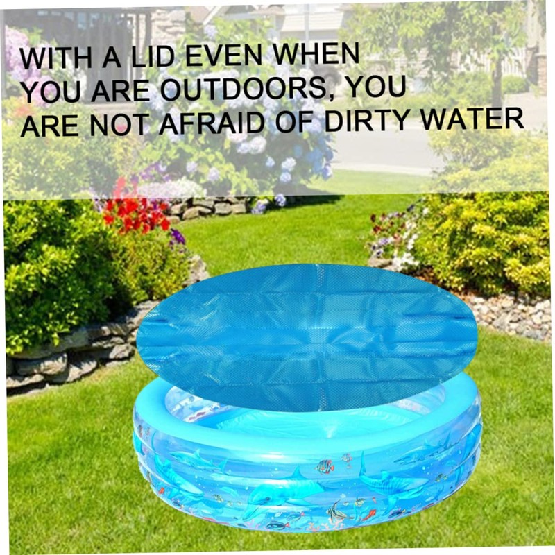 NOLITOY 1PC Round Heat Insulation Pool Cover for Inflatable Pools
