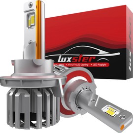 LUXSTER 2025 HolyKnight, 30000lm 55W H13 9008 LED Light Bulbs, Foglight Bulbs, Dual Beam, Super Bright, 6000K Cool White, Pack of 2