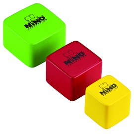 Nino Percussion NINO507-MC Holzshakers quadratisch dreiteilig