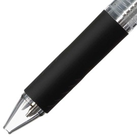Uni Jetstream Multi Pen 3and1, 0.7mm Ballpoint Pen (Black, Red, Blue) and 0.5mm Mechanical Pencil, Clear Body (MSXE460007.T)