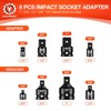 Boen Impact Wrench 1/2 Inch Brushless Electric, With 8 PCS