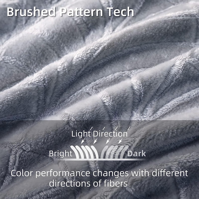 Whale Flotilla Cuddly Blanket with Leaves Pattern, Warm Sofa Blanket,