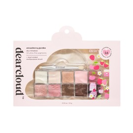 dearcloud Sky/Shadow – Strawberry Garden – eye shadow palette makeup with 10 Ultra-Fine Pigments & Dual-Ended eyeshadow brush – Korean beauty eye makeup (Strawberry Garden)