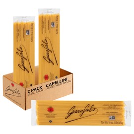 Garofalo – Premium Durum Wheat Semolina Capellini, Angel Hair Pasta, Italian Made, Bronze-Drawn, Al-Dente, One-Ingredient Pasta (2 pack)