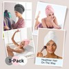 Umisleep 3 Pack Microfiber Hair Towel Wrap for Curly Hair,