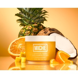 MICHE Tropical Oasis Anti-Humidity Frizz-Free Strong Hold Hair Gel 8.8 oz | For All Curl Types - Curly and Coily