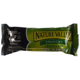 Nature Valley Crunchy Granola Bars Oats 'N Honey 15 Two Bar Pouches (30 Bars) - 1.5 Oz. Each - Small Storage Space Friendly
