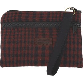 Stormy Kromer Limited Edition Northwoods Wool Wristlet, Garnet Plaid, One Size