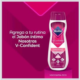 Nosotras V Confident Jabon Intimate  Feminine Wash Soap 6.76oz.