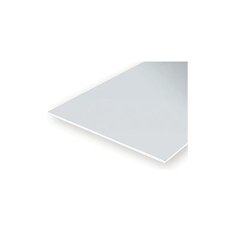 evergreen 9030 White Polystyrene Sheet 150 x 300 x 0.75