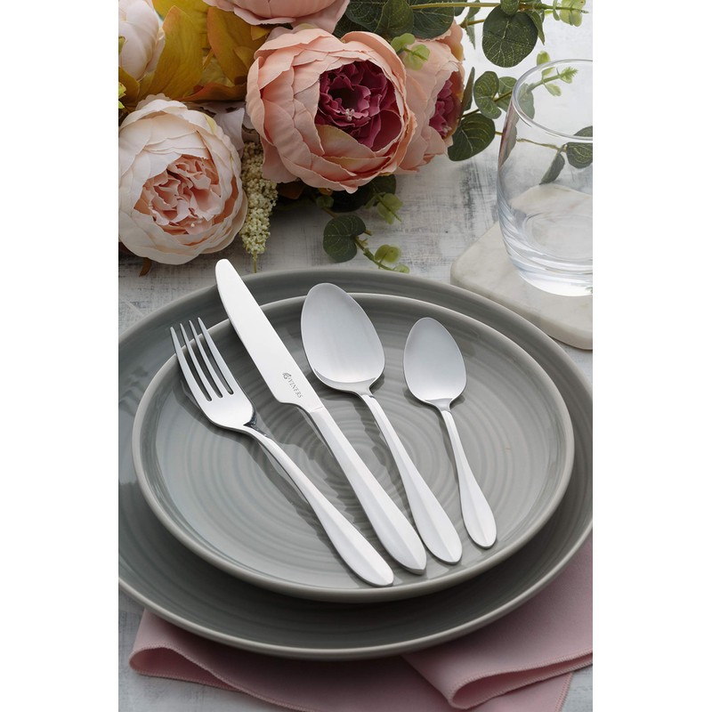 Viners Everyday Breeze 18/0 4 PCE Dessert Spoon Set