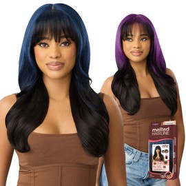Outre Lace Front Wig - Melted Hairline - Ellerie (OFF BLACK 1B)