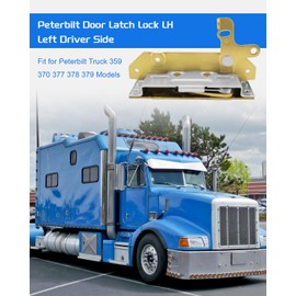 Door Latch Lock LH Left Driver Side Fit for Peterbilt Truck 359 370 377 378 379 Models, Replace HLK2221 20-08229L
