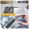 2PCS Kitchen Sink Mats, 12 * 14‘’ Silicone Sink Protectors