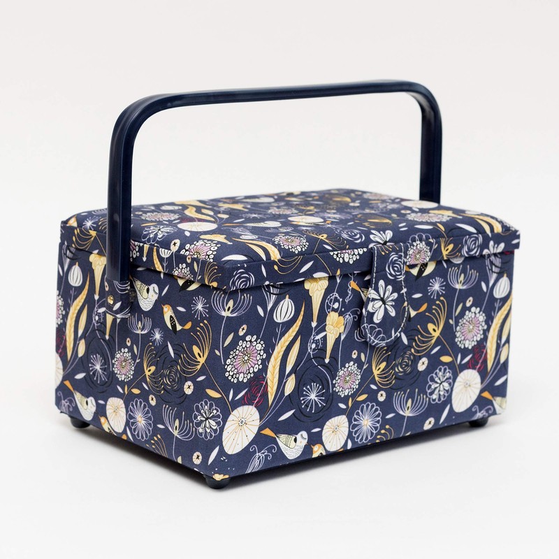 Korbond Sewing Basket - Medium - Enchanted Park Design -
