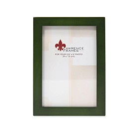 Lawrence Frames Contemporary Green Wood Picture Frame for 3.5x5 Photos Wall or Table Display