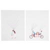 2Set Cartoon Pattern Fingerprint Painting DIY Signature Guest Book Wedding