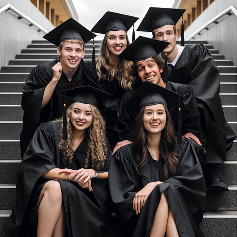 SULOLI Cappello Diplome Cappello da Dottore Cappello da Studente Bachelor
