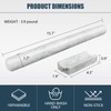 HESHIBI Marble Rolling Pin with Stand, 15.7" White Stone French