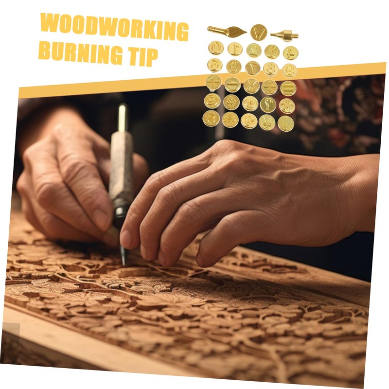 jojofuny 1 Set Number Burning Tips for DIY Pyrography Crafts