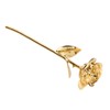 24K Gold Plated Rose Clear Texture Romantic Exquisite Long Lasting