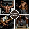 FITFIV Weight Lifting Wrist Strap, Double Leather Weightlifting Wrist Straps