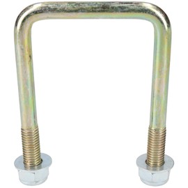 2 Pack M10 60mm x 90mm U-Bolt N-Bolt for Trailers with Nuts HIGH TENSILE