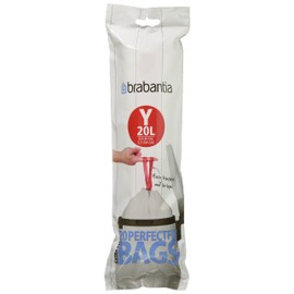 Brabantia Bin Liners 20 Litres (Y) (60 Pieces)
