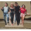 John Travolta & Olivia Newton-John "Grease" Movie Tabletop Display Standee