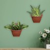 PHG Stylish Wall Flower Planters | Elegant Outdoor Plastic Planters