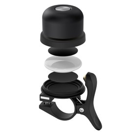 Bicycle Bell (Black) Air Tag, AirTag, GPS Location, Bicycle Bell, Air Tag Holder, Anti-Theft, Call Bell, Check Your Child's Location Information
