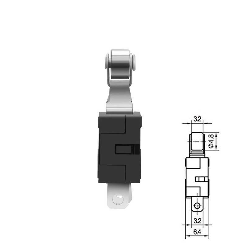 Micro Limit Switch, 12 Pcs Momentary Limit Switch SPDT 1NO