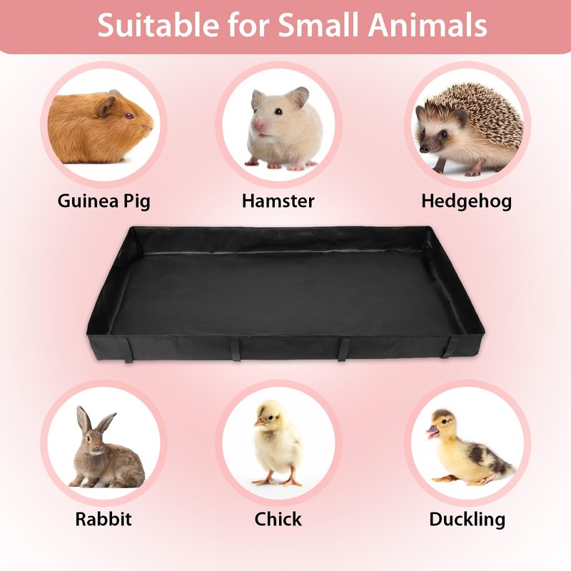 Waterproof Guinea Pig Cage Liner 47.2" X 23.6", Leakproof Bunny