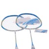 2 Player Badminton Racquets Set Lightweight Full Carbon Double Rackets
