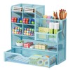 Marbrasse Mesh Pen Holder for Desk, Multi-Functional Pencil Organizer with