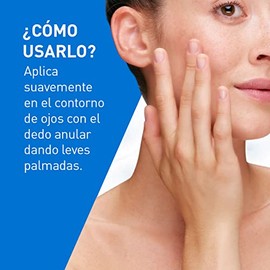 CeraVe Crema Reparadora Contorno de Ojos, con Ceramidas y Ácido Hialurónico, para Ojeras y Bolsas, Hidratante, Apto para Pieles Sensibles, No Comedogénica, 14 ml
