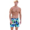 COOLTAN Men's Tan Through Swim Trunks, Topspin, Size Medium