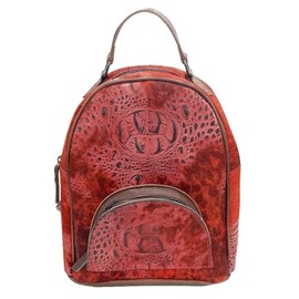 American Darling Adbg1564B Backpack Crocodile Embossed Genuine Leather Women Bag Western Handbag Purse