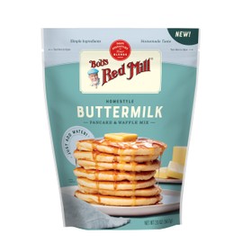 Bob's Red Mill Signature Buttermilk Pancake Mix, 20oz (Pack of 1)- Just Add Water, Makes 32-40 Pancakes per Bag