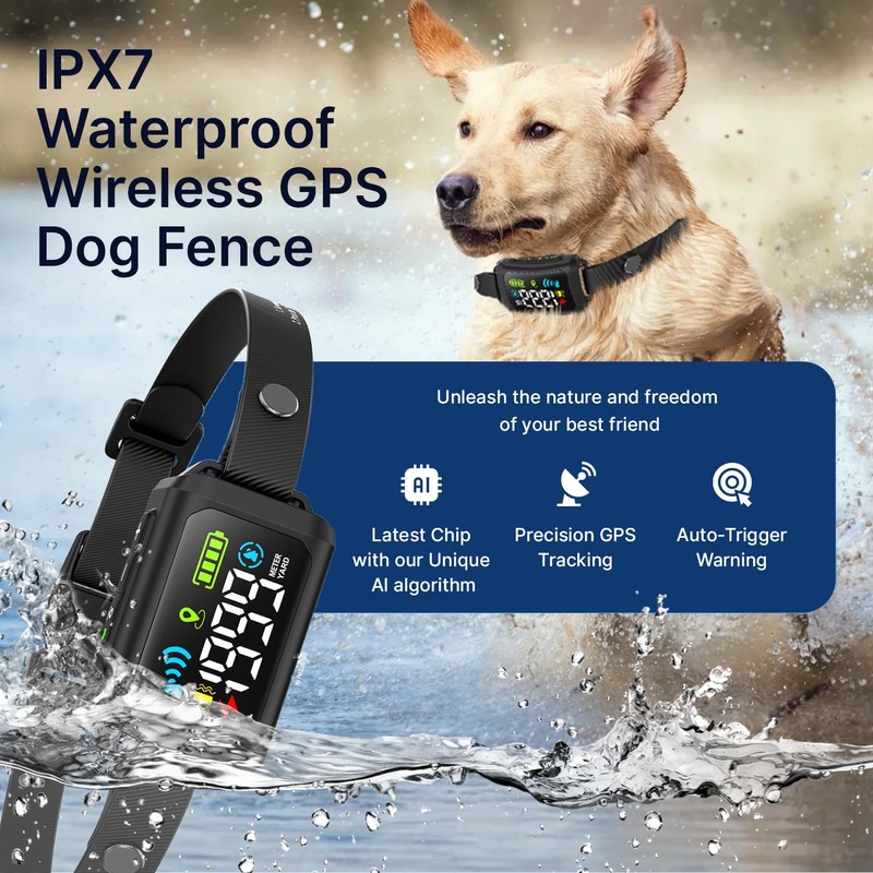 My Pet Command Wireless GPS Dog Fence No Wires &