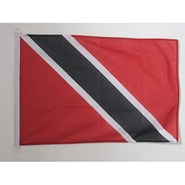 Trinidad and Tobago Nautical Flag 18'' x 12'' - Tobagonian Flags 30 x 45 cm - Banner 12x18 in for Boat - Drapeau Trinidad-et-Tobago AZ FLAG
