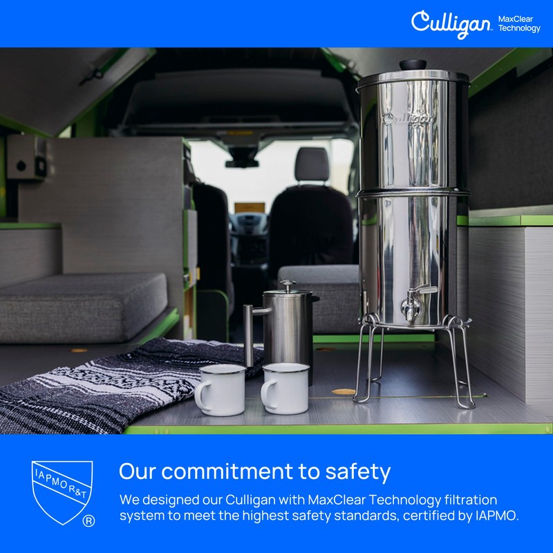 Culligan MaxClear 7” Gravity Water Filter Replacement Compatible with ProOne